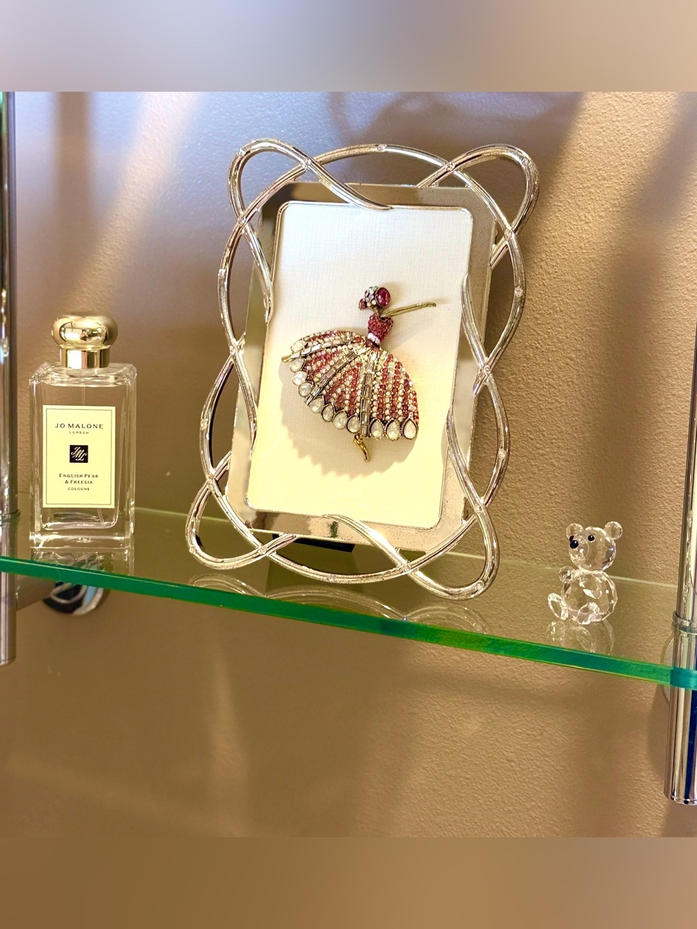 Rhinestone Ballerina Framed Mini Art - Picture 3 of 11
